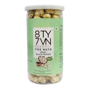 87 Gourmet Makhana Zingy Black Pepper